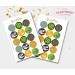30x Pre-cut Jurassic Dinosaur (A) Circles Edible Thick Wafer Card Standing Cupcake Toppers Birthday Party Cake Decorations - Buy Online on GoSupps.com