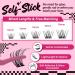 Self Adhesive Eyelashes Kit | 48pcs Lash Clusters + 48pcs Bottom Lashes | Reusable No Glue Natural Look | Easy to Use | Begonia D-10-18mix - Buy Online on GoSupps.com