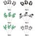 24 Panda Glitter Green Bamboo Cupcake Toppers - Cute Animal Cake Decorations for Baby Showers & Kids Birthday Parties - Buy Online on GoSupps.com