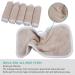 Buy Kinhwa Microfiber Reusable Makeup Remover Cloths - Washable 6-Pack (15x30cm) in Brown | Eco-Friendly & Ultra-Soft Cleaning Solution for Face - Buy Online on GoSupps.com