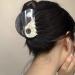 Semicircle Tai Chi Hair Clips - Non-Slip Retro Acetate Yin Yang Ponytail Holders for Girls | Stylish & Durable Hair Accessories - Buy Online on GoSupps.com