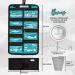 Water-Resistant Roll-Up Travel Pill Organizer | 11 Pockets Erasable Labels & Collapsible Cup - Ideal for Meds Accessories First Aid & Jewelry - Buy Online on GoSupps.com