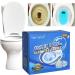 Toilet Cleaner Super Powerful Effective Bathroom/WC Descaler Cleans Toilet Bowl & Under Loo Rim Limescale & Stain Remover Deodorizing and Removin Household Use Toilet Cleaner (12pcs)