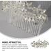 ifundom Comb Hair Piece Bride Hair Comb Sparkling Hair Comb Wedding Prom Styling Hair Accessory - Buy Online on GoSupps.com