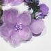 Flower Crown Headband and Wristbands Set - Wedding Bridal Hair Accessories - Handmade Floral Garland and Bracelet - Purple Tone - 3 Pack - Buy Online on GoSupps.com