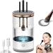Electric Cosmetic Brush Makeup Cleaner Rechargeable Efficient Brush Cleaner For All Types Fit For All Size Makeup Brush Cleaning Tools Suitable for Makeup Brushes (white 002)
