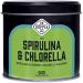 Organic Spirulina and Chlorella | 500 Tablets | 1500 mg per dose | Algae Spirulina and Chlorella Algae | No Additives - Soothing Effect - Detox | Organic Vegan Protein - Plastic Free