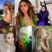 Buy 12 PCs Blue-Green Synthetic Hair Extensions - Colorful Clip-In Party Highlights for Women | 55cm Smooth & Easy to Use - Buy Online on GoSupps.com