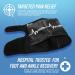 ActiveWrap Foot & Ankle Ice Pack Wrap for Plantar Fasciitis Pain - Small/Medium Black - Buy Online on GoSupps.com