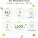 Buy VIT4EVER BOO BOCKSHORNKLEE Activated - 365 Vegan Capsules 2600mg High Dose Certified Organic Lab Tested Quality | No Additives - Buy Online on GoSupps.com