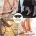 8 Pairs Heel Pads for Shoes - Self-Adhesive Cushions for Men & Women | Stop Heel Slip & Blisters - Pale Apricot & Black - Buy Online on GoSupps.com