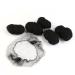 100 Pcs Hair Nets - Invisible Elastic Edge Mesh for Wig & Bun Fixation - Black Ladies Hair Accessories - Buy Online on GoSupps.com