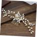 Beavorty Leaf Hair Comb Bride Hair Clip Pearl Hair Comb Pearl Hair Accessories Wedding Hair Comb Bridal Headdress Pearl Wedding Clip Bride Headpieces for Wedding Tiara Leaf Hairpin Miss - Buy Online on GoSupps.com