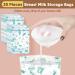 Lictin Breast Shells 2PCS Milk Collector Set | Silicone Nursing Cups for Breastfeeding | Includes 20 Breast Milk Storage Bags | Reusable and Leakproof - Buy Online on GoSupps.com