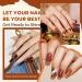 Modelones Gel Nail Polish Set - 6 PCS Neutral Nude & Brown Fall Colors 2024 | Gold Glitter Soak OFF Nail Gel Kit | Perfect Halloween Gift & DIY Manicure - Buy Online on GoSupps.com