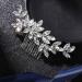 Latious Crystal Bride Wedding Hair Comb Silver Rhinestone Bridal Hair Clip Sparkly Hair Piece Gem Hair Accessories for Women and Girls (Silver)