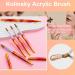 Acrylic Nail Brush Size 08 - 100% Pure Kolinsky Nail Art Brush for Professional Manicure & DIY Nail Design Tools - Sturdy Oval Handle - Buy Online on GoSupps.com