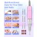 Professional Rechargeable Electric Nail Drill - 35000 RPM Cordless E-File for Acrylic Nails - Portable Manicure Pedicure Tool (Pink - Buy Online on GoSupps.com