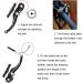 Lomodo 6 Piece Bicycle Brake Accessories Set - Aluminium Alloy Brake Levers, Handle Bars, Brake Wires, V Brake Set for Mountain/Road/MTB Bike - Buy Online on GoSupps.com