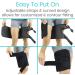 Vive Thigh Brace - Adjustable Compression Sleeve for Hamstring Quad Support - Ideal for Muscle Sprains, Tendinitis, Sciatica, and Sports Recovery - Men Women (Black) - Buy Online on GoSupps.com
