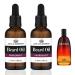 Jax of London Fahrenheit Inspired Beard Oil 100ml Bundle Pack. Beard Conditioning & Growth Oil with Vitamin E Luxury Scented Men s Cologne Fragrance Fahrenheit 50 ml (Pack of 2)