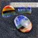 7 Chakra Healing Crystal Thumb Worry Stone for Anxiety Relief - Oval Pocket Palm Stone Set with Crystal Information Card - Meditation and Reiki Balancing - Rainbow Gemstones - Buy Online on GoSupps.com