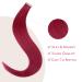 Buy If-Salt Tape Extensions - Real Hair Burgundy Red 10pcs 25g 45cm Invisible Hair Extensions for Girls - Buy Online on GoSupps.com