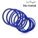Soul Project Hair Ties - 100 Pack Blue Elastic No Metal 4mm Ideal for All Hair Types Perfect for Ponytails & Buns - Durable Hair Bands for Women & Girls - Buy Online on GoSupps.com