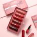 Buy 6 Colors Matte Lipstick Set - Durable Moisturizing Waterproof Lip Gloss for Women | Non-Stick Red Velvet Tint | Perfect Makeup Gift - Buy Online on GoSupps.com