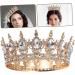 Healeved Baroque Crown Wedding Bridal Crown Headpiece Wedding Bride Crown Rhinestone Crown for Bride Wedding Rhinestone Crown Rhinestone Crown for Ladies Crown for Women Zinc Alloy - Buy Online on GoSupps.com