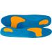 Pro11 Wellbeing Dual Shock Orthotic Sports Insole for Over Pronation and Plantar Fasciitis - Size 5-6.5 (S) Blue - Buy Online on GoSupps.com