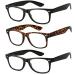 Many Kind Reading Glasses For Men Women Blue Light Blocking Flexible Readers Computer Eyeglasses 05:2 Black 1 Tortoise 1.0 x