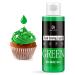 Food coloring - 160ml of liquid concentrated food colors for cakes decoration baking cookies macaron - sugar -free food coloring for drinks tortendendeko DIY Slime Osterei (green)