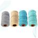 Coheali 12 Rolls Natural Cotton Cord Rope for DIY Crafts Cooking and Camping High-Quality Binding Thread for Handicraft Projects - Buy Online on GoSupps.com