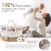 Ropesmart Baby Diaper Caddy Organizer  Portable diaper caddy Cotton Rope Shower Gift Basket Diaper Storage Basket for ChangingTable & Car with Removable dividers Portable changing Pad inc(Jute) - Buy Online on GoSupps.com