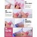 EBANKU Pink Flash Gel Nail Strips | Long Lasting Waterproof Nail Polish Wraps | Includes Cuticle Stick, Nail File & Wipes - Buy Online on GoSupps.com