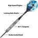 Fat Cat Predator 80% Tungsten Steel Tip Darts 23g with Case - Professional Grade - Buy Online on GoSupps.com