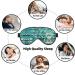 SSIMOO Mermaid Scale Print Eye Mask - Ultra-Soft Light-Blocking for Optimal Comfort & Restful Sleep - International Shipping Available - Buy Online on GoSupps.com