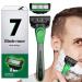 Manual razor |Travel barrier safety razor with replacement blades nursing theater handle with blades for mustache body hair breast hair event earth earth