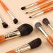Travel Makeup Brush Set | Mini 9pcs with Storage Bag & Bonus Protective Case - Perfect for Foundation Powder Concealers Contour Blush & Eye Shadows - Buy Online on GoSupps.com