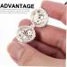 2pcs Sachet Ball Pendant DIY Crafts Phone Strap Cell Hollowed Charm Pendant for DIY String Hanging Silverx4pcs 11X2.3CMx4pcs - Buy Online on GoSupps.com