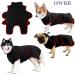  BB Extra Absorbent Dog Hand Towel - Fast Drying Bath Towel for Large Dogs & Cats with Adjustable Straps - XL Black - Buy Online on GoSupps.com
