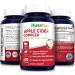 Organic Apple Cider Vinegar Complex - 180 Veggie Caps with Ceylon Cinnamon, Ginger, Bioperine & Cayenne Pepper - Buy Online on GoSupps.com