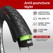 Fincci Pair 700x38c Bike Tires Foldable with 1mm Antipuncture Protection - Pack of 2 - Buy Online on GoSupps.com