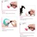 Silicone Makeup Brush Cleaning Mat - 3 Piece Set | Brush Scrubber Pad with Suction Cup | Green Purple Pink - Buy Online on GoSupps.com