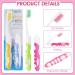 Ouligay Travel Toothbrush Set - 4 Foldable Soft Bristle Toothbrushes for Adults | Portable & Ideal for Camping & Travel - Buy Online on GoSupps.com