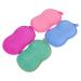 Housoutil 16 Pcs Children's Bath Sponge Bath Scrubber for Body Cleaning Scrubber Shower Loofahs Balls Bath Loofahs Face Powder Puff Body Scrubber Double Sided Plant Fibres Bath Products Baby 14.5x9.5cmx4pcs As Shownx4pcs