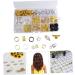 minkissy 3 Boxes Wig Dreadlock Pendant Dreadlock Jewelry Parting Combs for Braiding Hair Beads for Hair Pirate Jewelry Hair Beads Braids Wig Hair Braiding Jewelry Tube Beads Alloy Metal - Buy Online on GoSupps.com