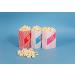 50 Popcornloop Pink & White Popcorn Bags - Perfect for Parties Weddings & Birthdays | Candy Boxes & Snack Containers - Buy Online on GoSupps.com
