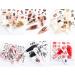 Kalolary Nail Art Stickers Decals 24 Sheets Dragon Snake New Year Red Black Design Water Slider Chinese Manicure Angle Chinese Character Nail Art Decor Halloween Nail Decoration - Buy Online on GoSupps.com
